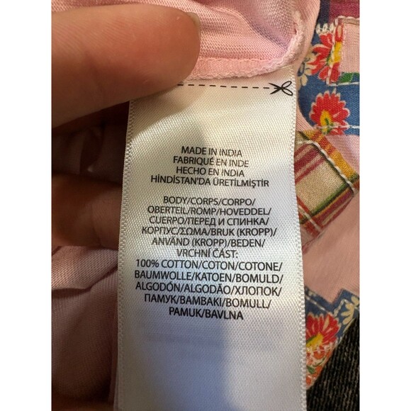 Polo Ralph Lauren Logo Cotton Jersey Hooded Pink Long Sleeve Dress L (12-14) - Picture 9 of 12